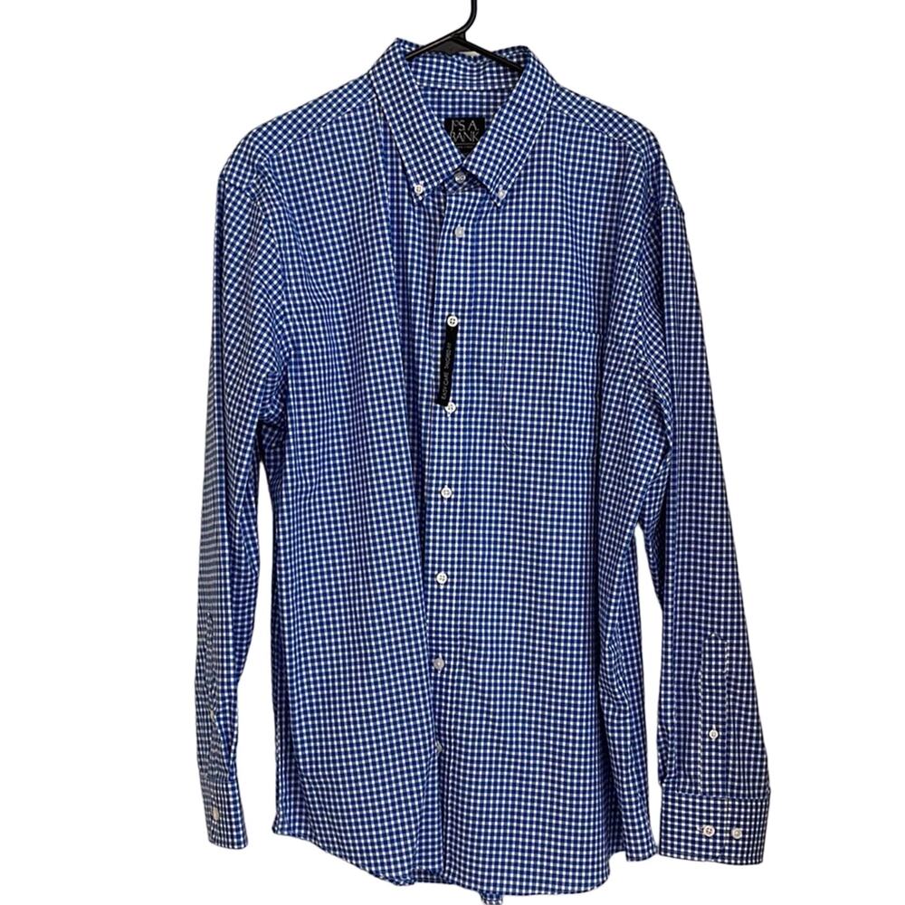 Jos. A Bank Executive Collection L/S Button Down Shirt - Tailored Fit Size XL